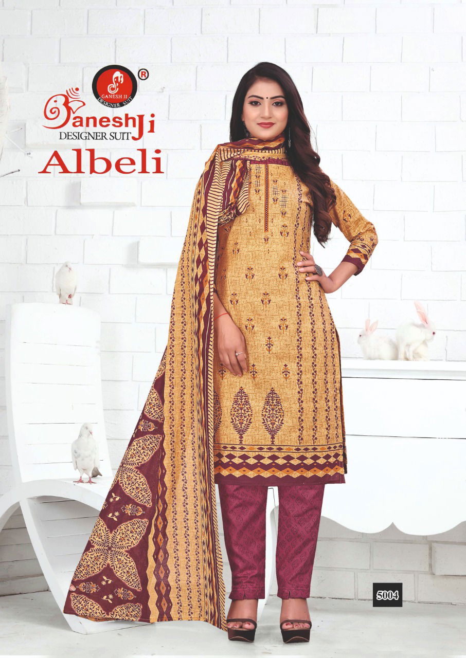 Ganeshji Albeli 5 Regular Wear Cotton Printed Designer Dress Material Collection